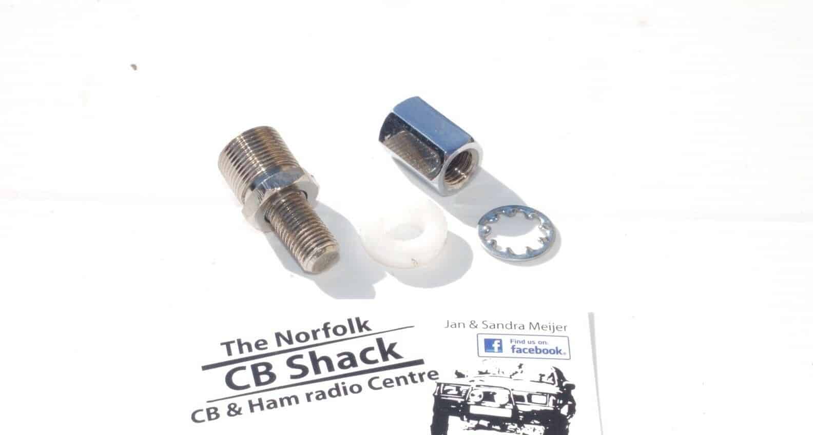 3/8 Stud Mount Heavy Duty for HF Antenna or CB Radio Aerial whip - CB ...