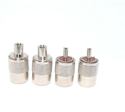 Conector Pl259 Macho Con Reductor Para Cable Rg58 PL259R