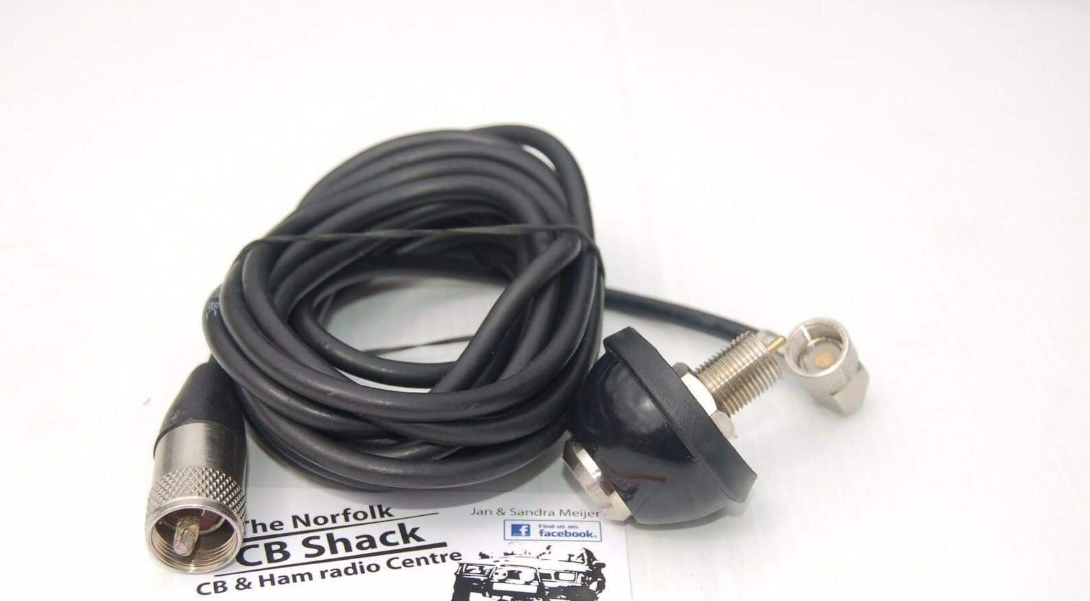 Support D'antenne Sirio Power-Stick 3/8 - Montage Pour Antennes CB Ou Radio Amateur Sur Véhicule