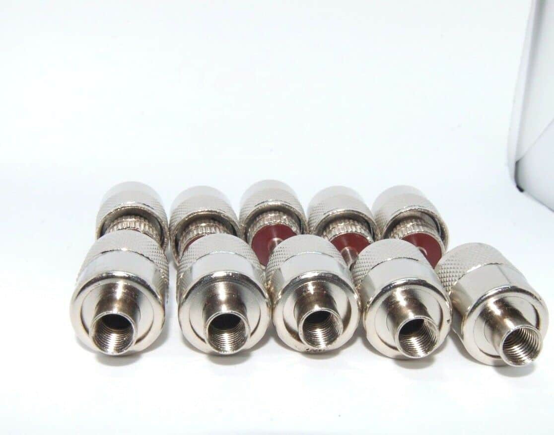 pl259 7mm UHF 10 PL Plugs for rg8 mini8 coax pack of 10 CB Radio UK