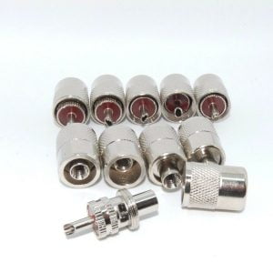 Conector Pl259 Macho Con Reductor Para Cable Rg58 PL259R